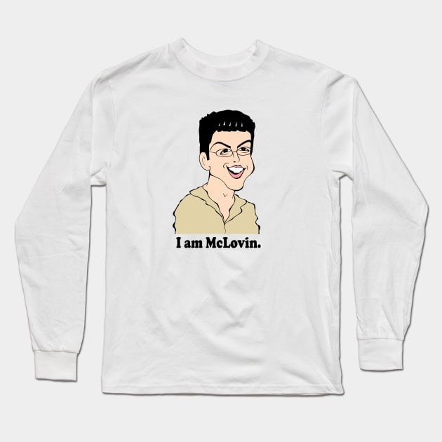 MCLOVIN FAN ART!! Long Sleeve T-Shirt by cartoonistguy